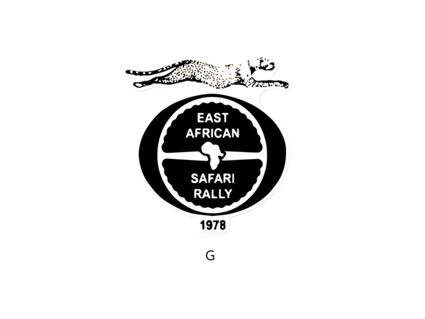 Rally Safari Livery Sticker Decal 240Z 260Z 280Z 510