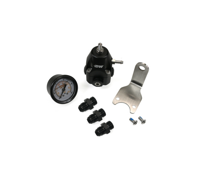 Universal Fuel Pressure Regulator Kit - Adjustable 1.5-5 PSI For Carburetor Engines
