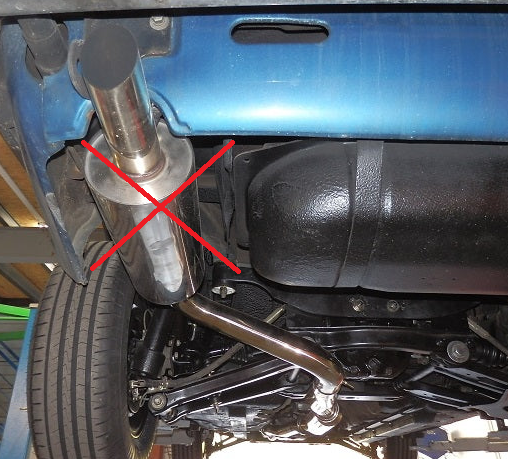 Exhaust System Muffler Stainless Steel Zstory