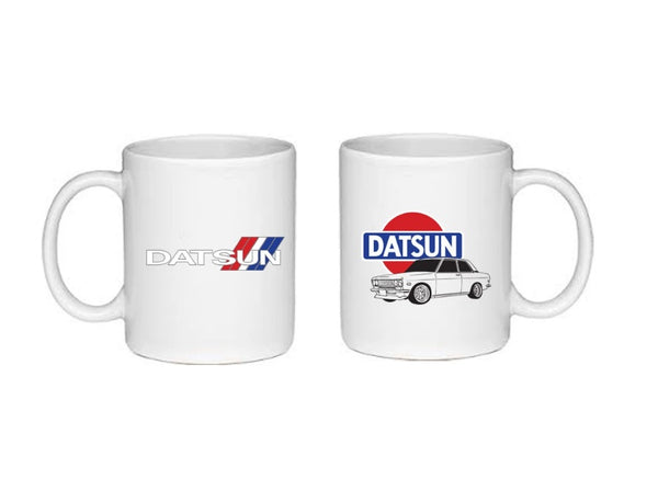 Datsun Logo Coffee Mug White 510