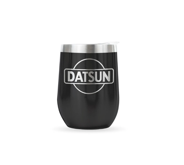 Datsun Logo 12oz Wine Tumbler Mug