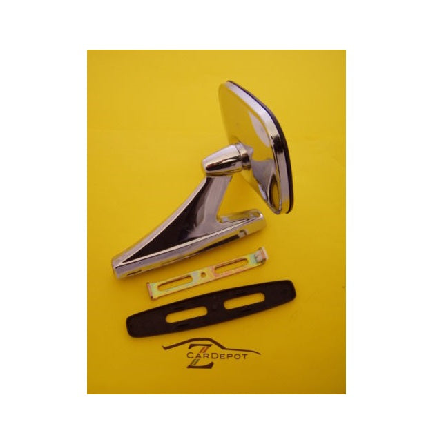 Mirror Outside Rearview Chrome 240Z 260Z 280Z 70-78 | Z Car Depot Inc