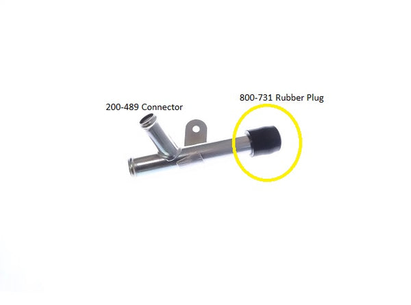 Rubber Hose Plug For Coolant Line 3/4