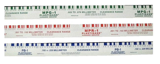 Plastigage Engine Bearing Clearance Gauge Indicator Plasti Guage