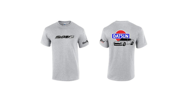 Datsun 240Z Logo T Shirt Grey