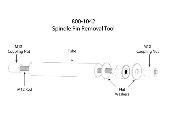 Spindle Pin Removal Tool V2 240Z 260Z 280Z
