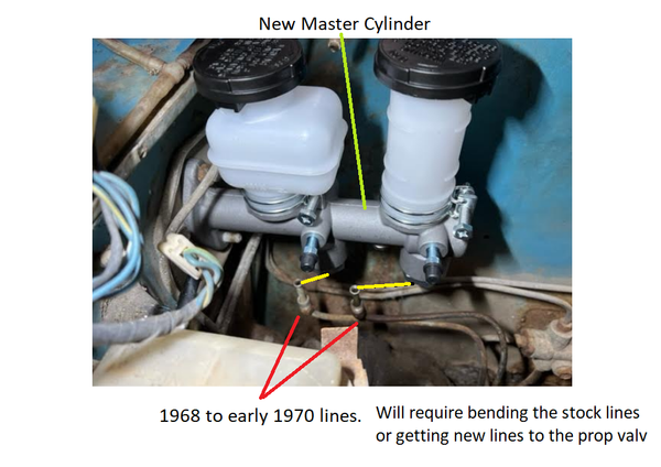 Brake Master Cylinder 510 68-73