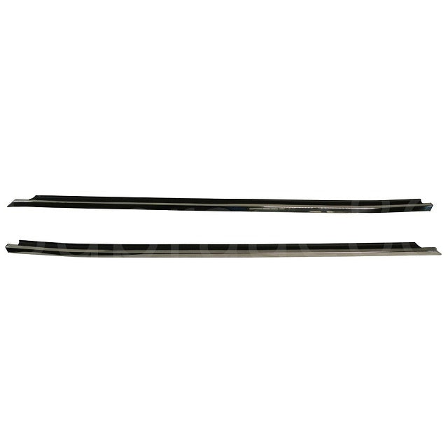 MWMotoring Chrome Side Door Trim Molding Set Of 2 - For Select Nissan Models - 5 Year Warranty