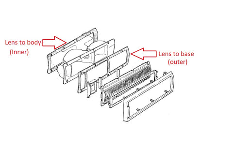 Tail Light Weatherstrip Gasket Seal 510