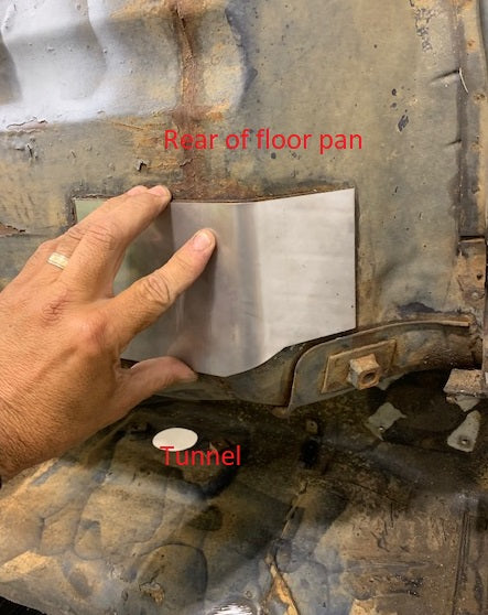 Floor Pan Reinforcement Sheet Metal 240Z