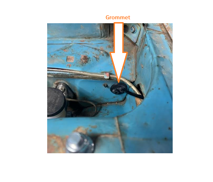 Hood Release Cable Speedo Rubber Grommet 510 | Z Car Depot Inc Hood Release Cable Speedo Rubber Grommet 510 | Z Car Depot Inc