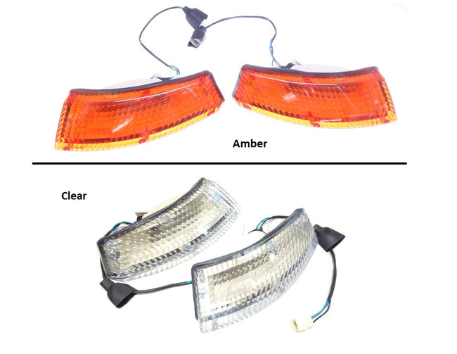 Front Turn Signal Light Lens Set Amber or Clear 240Z 260Z | Z Car