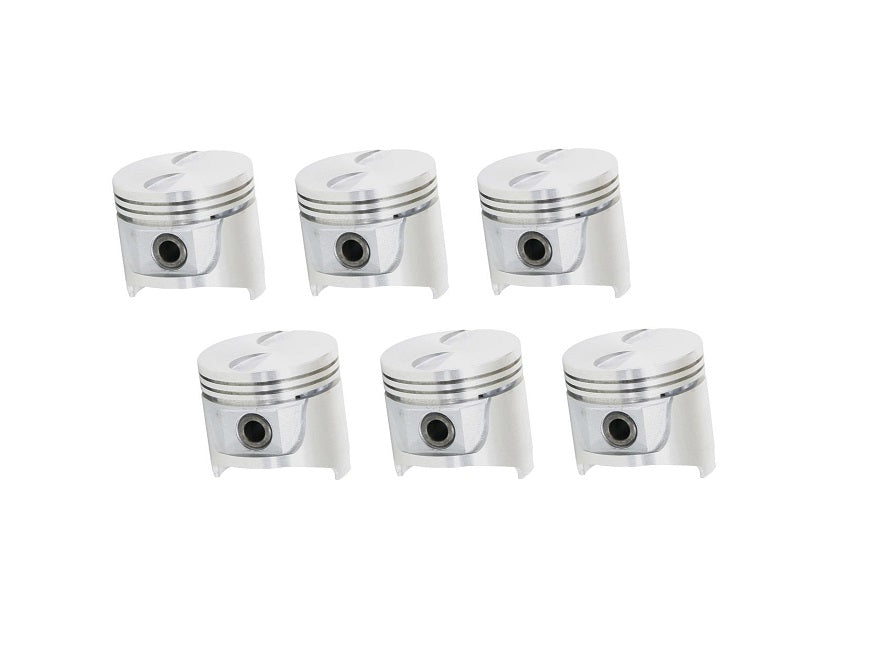 Silvolite Piston Set (6) For Nissan 240Z L24 & 260Z L26 +0.75MM Oversize – Wrist Pins Included