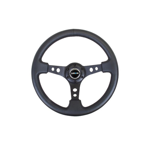 Sport Steering Wheel 350mm Black Leather 240Z 260Z 280Z | Z Car