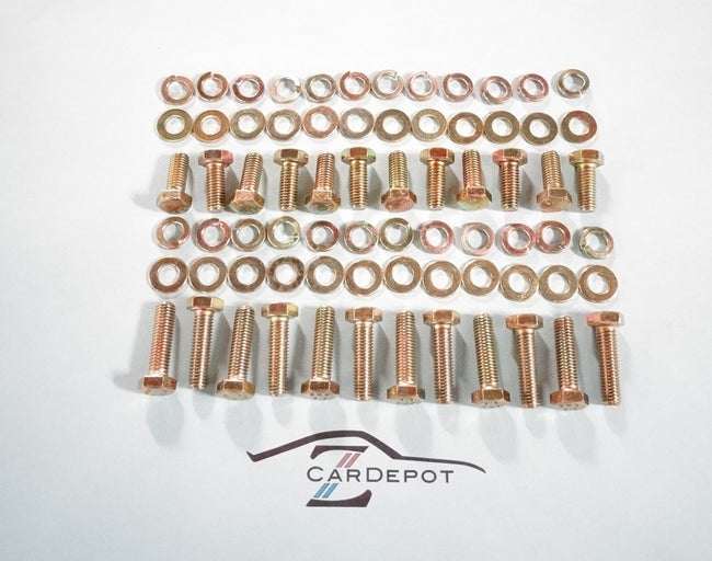 Door Hinge Yellow Zinc Bolt Kit OE Look 240Z 260Z 280Z | Z Car