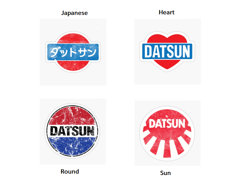Datsun Sticker Datsun Stickers Decals 240Z 260Z 280Z 510 | Z Car Depot Inc
