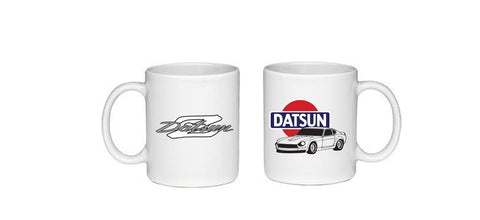 Datsun Logo Coffee Mug White 240Z 260Z 280Z