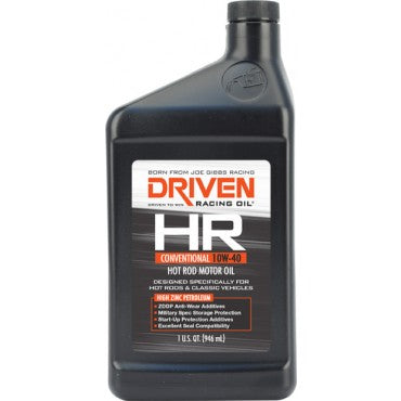 Driven HR5 10W-40 Engine Oil with ZDDP Zinc